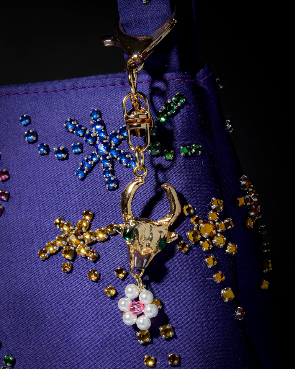Taurus Zodiac Bag Charm