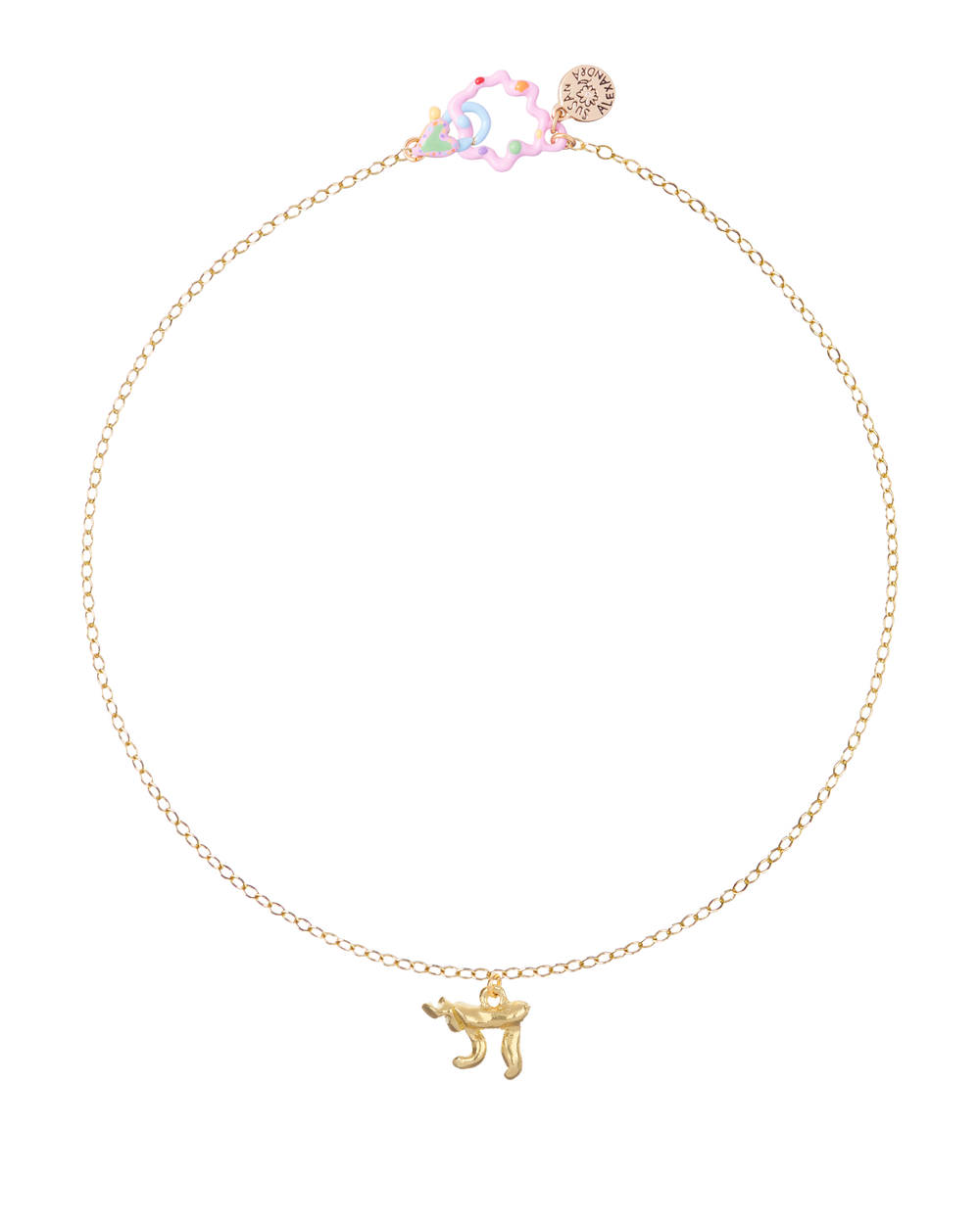 Chai Necklace in Bronze